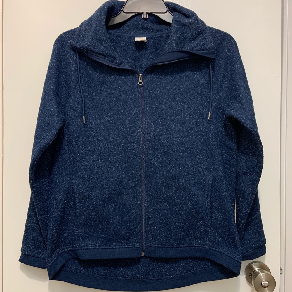Avia Dark Blue Women’s Full-Zip Jacket (Medium)